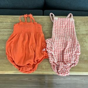 Baby Boden & RuffleButts Orange Bubbles